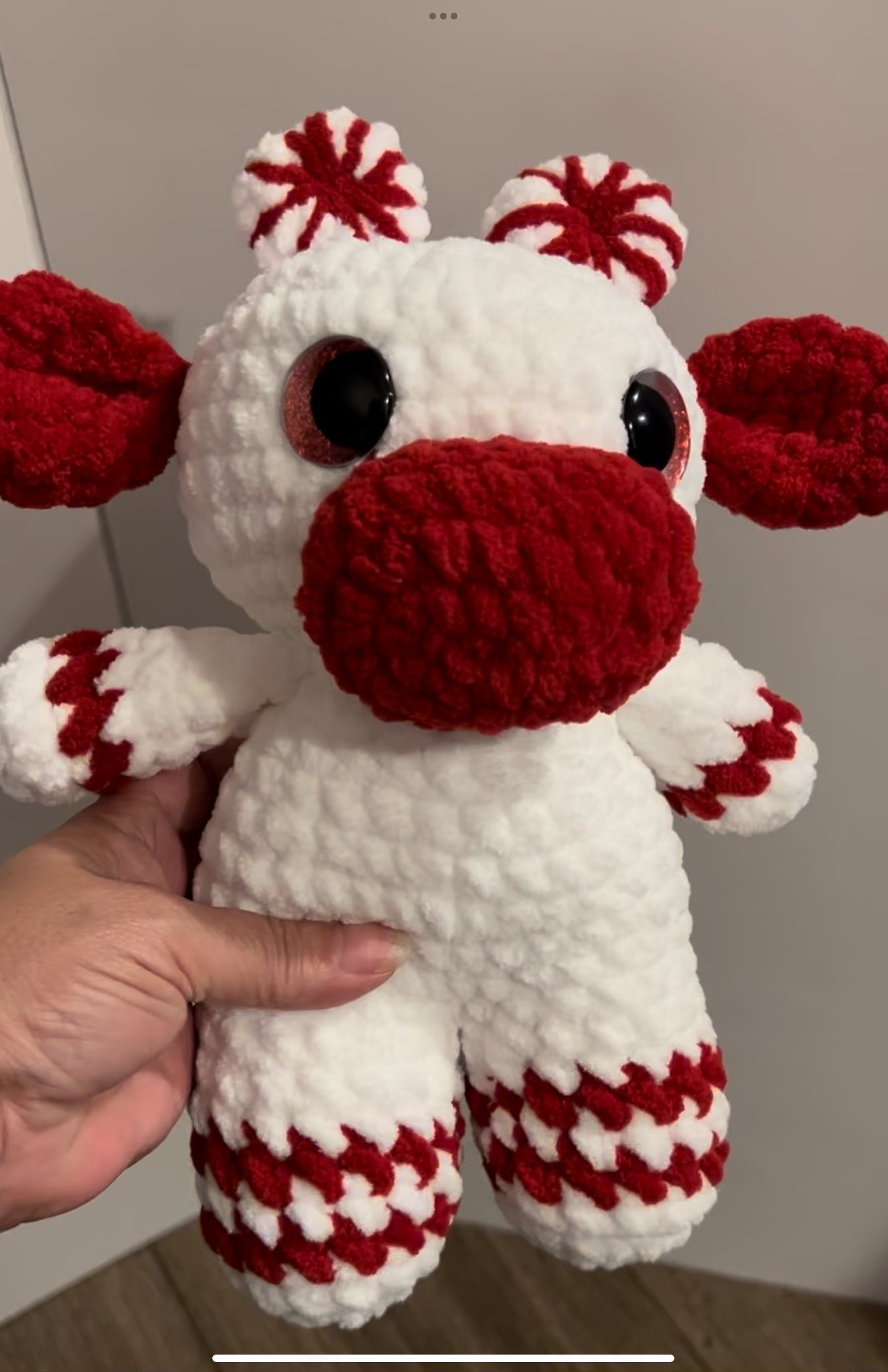 Candy cane cow