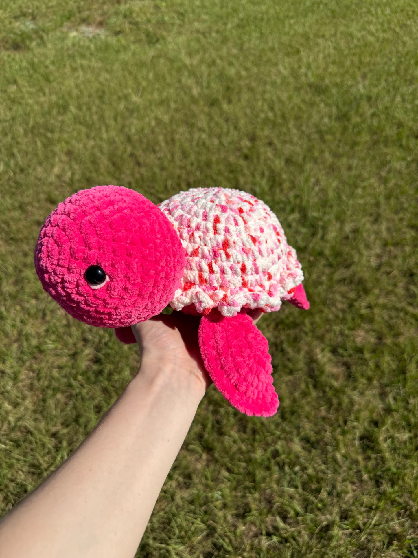 Pink Confetti Turtle